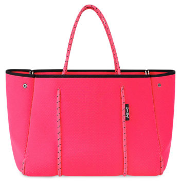 Looney Large Tote, Neon pink